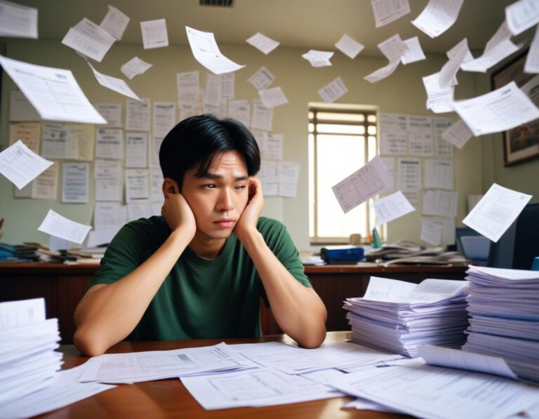 ภาพวาดที่ทำให้คิดถึงบรรยากาศที่ดำเนินไปได้ดีและมีความสง่าในขณะที่บุคคลกำลังมองไปไกล.